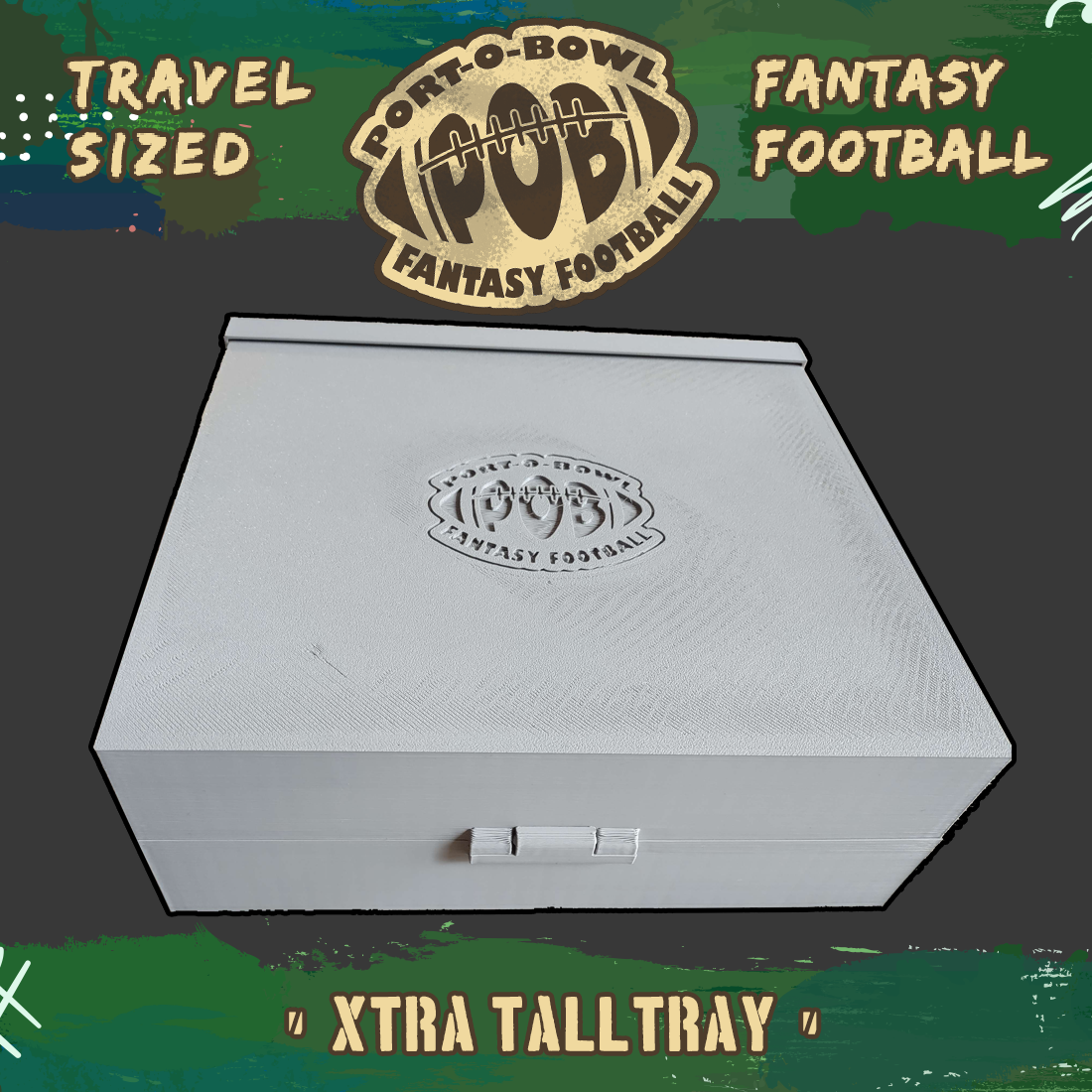 Port-O-Bowl: Travel-sized Fantasy Football Xtra Tall Tray